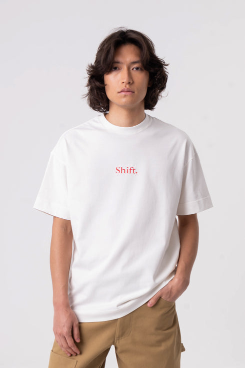 Oversize T-Shirt Broken Heart Off-White